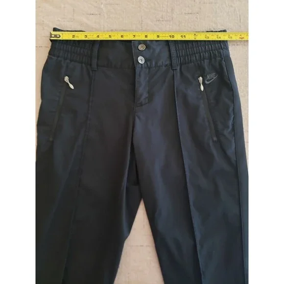 Nike Shorts Womens Small Black Sportswear Chino Bermuda Hiking Outdoors Cotton - Picture 12 of 15